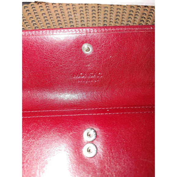 Monsac Original Leather Trifold Wallet w. Removable Card Sleeve - Picture 2 of 6